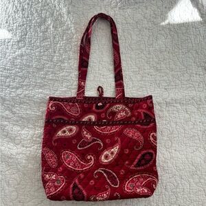 Vera Bradley Tote Bag in Mesa Red